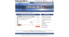 Desktop Screenshot of dinar2buy.com